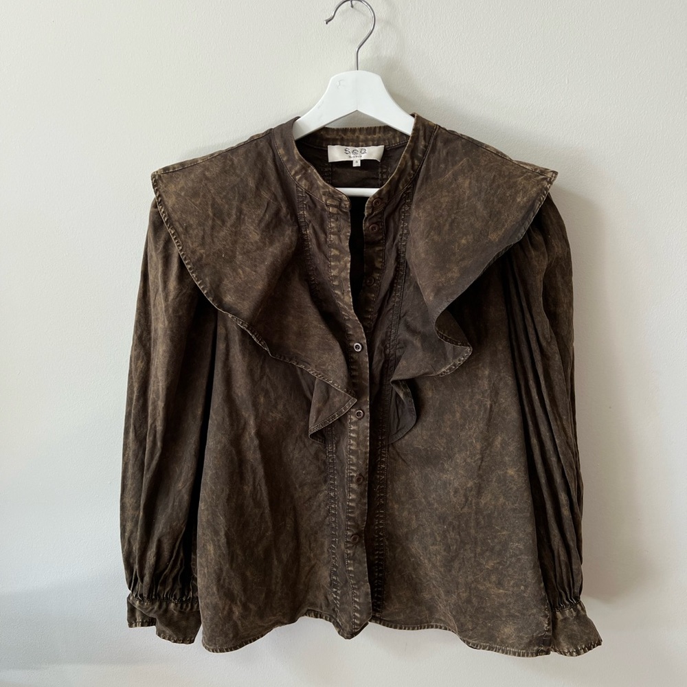 Sea New York - ruffle blouse